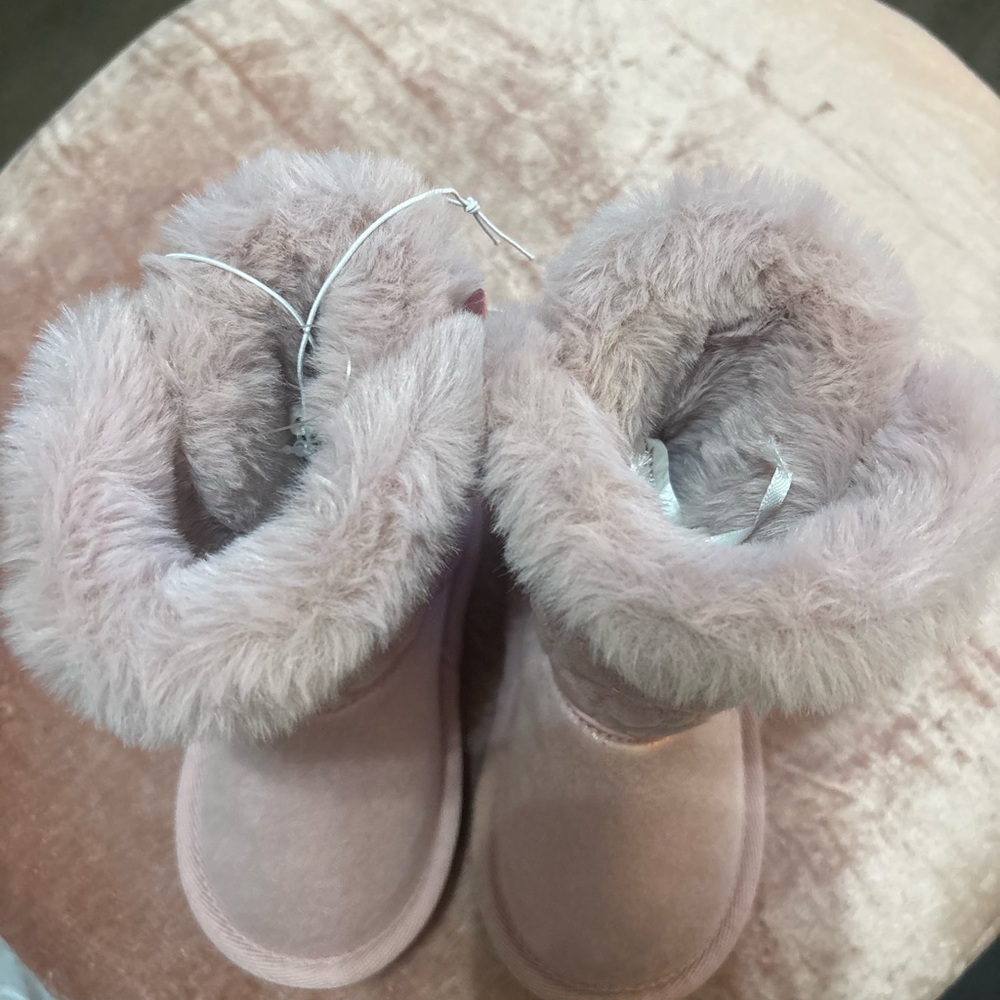 Cozy Pink Baby Girl Boots - Picture 4 of 5